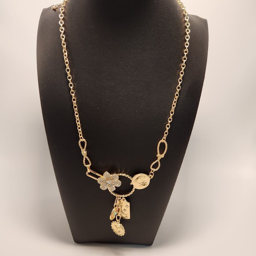 Gold plated Charm necklace